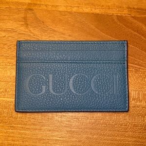 Gucci logo card case